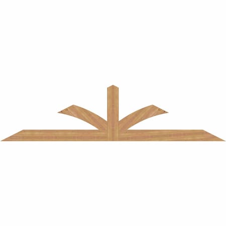 Ekena Millwork Richland Timber Gable Bracket, Western Red Cedar, 108"W x 27"H x 1 1/2"D x 5 1/2"F, 6/12 Pitch GBW108X27X0206RIC00SWR